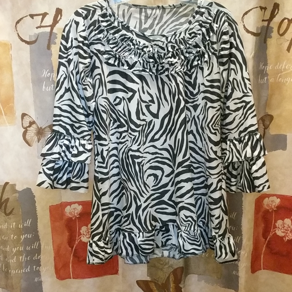 Zebra top